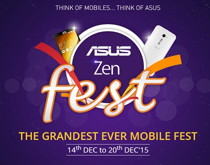 India Desire : Snapdeal Asus Zen Fest 14th-20th Dec 2015